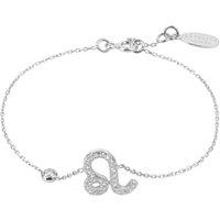 Latelita Women's Zodiac Horoscope Star Sign Bracelet Leo in Silver