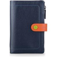 PRIMEHIDE Women's Multi Colour Soft Bifold Purse in Navy