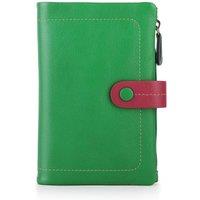 PRIMEHIDE Women's Multi Colour Soft Bifold Purse in Green