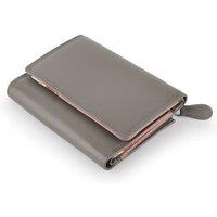 PRIMEHIDE Women's Multicolour Trifold Leather Purse in Taupe