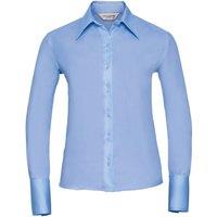 Russell Women's Long Sleeve Ultimate Non-Iron Shirt in Light Blue | Size: Small