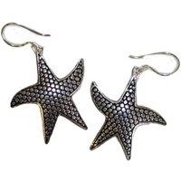 KDMD Women's Silver Earrings - Star Fish