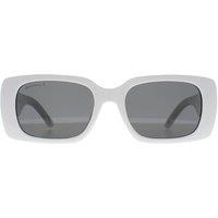 montana Women's Rectangle Shiny White Smoke Polarized MP194