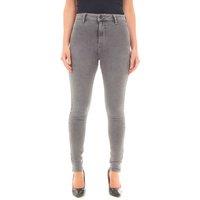 Smart Living Women's Stylish Skinny Fit High Waisted Denim Jeans in Dark Grey | Size: 10