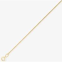 T.H.Baker Women's 9ct Yellow Gold 18inch Fine Curb Chain ST-CN025-18 | Size: 18 inches