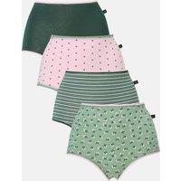 British Boxers Women's Pack of Four "Juniper" Bamboo Full Briefs | Size: XL