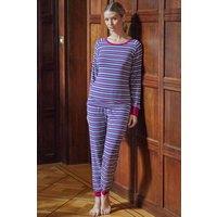 British Boxers Women's Forest Berry Stripe Bamboo Pyjama Set | Size: Small