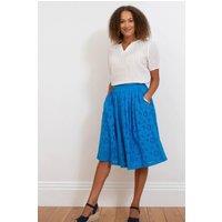 Kite Women's Chedington Broderie Skirt in Blue | Size: Medium