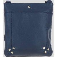 Ashwood Leather Women's 'Doriana' Real Leather Crossbody Bag in Navy
