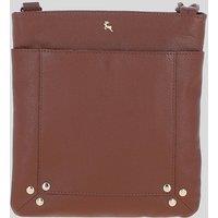 Ashwood Leather Women's 'Doriana' Real Leather Crossbody Bag in Light Brown