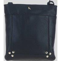 Ashwood Leather Women's 'Doriana' Real Leather Crossbody Bag in Black