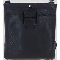 Ashwood Leather Women's Genuine Leather Crossbody x Shoulder Bag with Golden Accents in Black