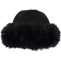 Eastern Counties Leather Women's Moritz Sheepskin Panel Hat in Black | Size: Large