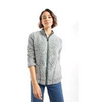 Weird Fish Women's Deliah Cosy Full Zip Fleece in Dark Olive | Size: 20