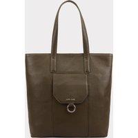 Lloyd Baker Women's Edyln Leather Shoulder Bag in Khaki