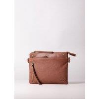 Lakeland Leather Women's 'Harstone' Mini Leather Cross Body Bag in Tan