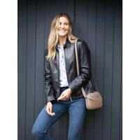 Lakeland Leather Women's 'Fairhill' Leather Jacket in Black | Size: 18