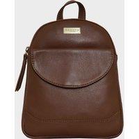 Assots London Women's GEORGE' Pebble Grain Mini Leather Backpack in Tan