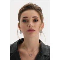 Elk & Bloom Women's 18K Gold Circle Necklace