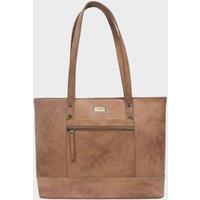Assots London Women's MILLIE' Real Leather Designer Tote Work Bag in Tan