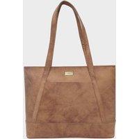 Assots London Women's EVELYN' Real Leather Designer Tote Work Bag in Tan
