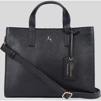 Ashwood Leather Women's 'Sogno di Pelle' Real Leather Tote Bag in Black