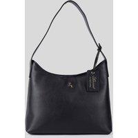 Ashwood Leather Women's 'Splendore di Milano' Real Leather Hobo Shoulder Bag in Black