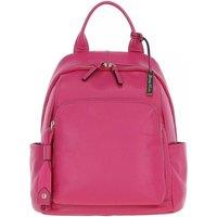 Ashwood Leather Women's 'Lusso Legato' Real Leather Backpack in Dusty Pink