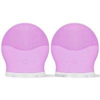 skinChemists professional Women's Cleanse-A-Sonic Ultra Purple x 2 Duo Pack in White