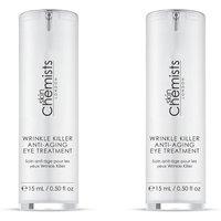 skinChemists professional Women's Wrinkle Killer Anti-Ageing Eye Treatment 15ml x 2 Duo Set in White