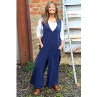 Kit and Kaboodal Women's Alexia Needlecord Jumpsuit Navy
