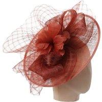 PEACH ACCESSORIES Women's Ethereal Aviary Large Stunning Fascinator in Dark Brown