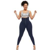 GWB Shapewear Women's High Waist Tummy Control Shapewear Leggings Blue | Size: 10