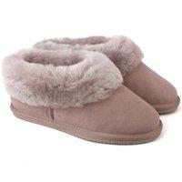 Eastern Counties Leather Women's Elena Sheepskin Slipper Boots in Medium Beige | Size: 3