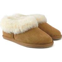 Eastern Counties Leather Women's Elena Sheepskin Slipper Boots in Beige | Size: 7