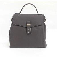 Eastern Counties Leather Women's Katrina Leather Buckle Detail Handbag in Black