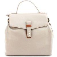 Eastern Counties Leather Women's Katrina Leather Buckle Detail Handbag in Off-White