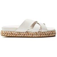 Moda In Pelle Women's 'Morornie' Porvair Flatforms in Off-White | Size: 4