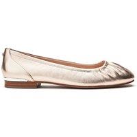 Moda In Pelle Women's 'Freesia' Metallic Leather Loafers in Rose Gold | Size: 4