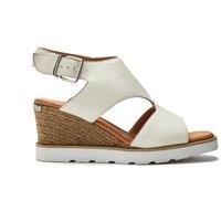 Moda In Pelle Women's 'Mapel' Leather Wedges in White | Size: 6