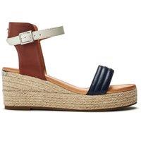 Moda In Pelle Women's 'Kolanthia' Leather Wedges in Navy | Size: 3