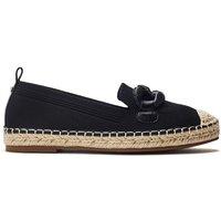 Moda In Pelle Women's 'Emaria' Textile Loafers in Black | Size: 3