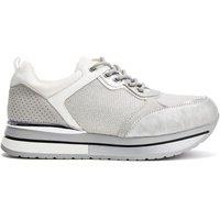 Moda In Pelle Women's 'Whisp' Textile Chunky Trainers in Grey | Size: 2