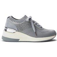 b.soleful Women's 'Lariel' Porvair Trainers in Grey | Size: 3