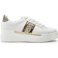 b.soleful Women's 'Salomie' Porvair Trainers in Metallic Gold | Size: 4