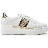 b.soleful Women's 'Salomie' Porvair Trainers in Metallic Gold | Size: 6