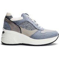 b.soleful Women's 'Salita' Porvair Trainers in Blue | Size: 8