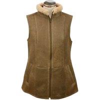 Eastern Counties Leather Women's Gilly Sheepskin Gilet in Light Brown | Size: 8