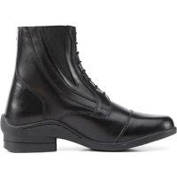 Moretta Women's Alessia Grain Leather Paddock Boots in Black | Size: 7