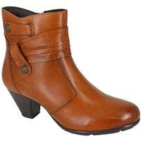 Cipriata Women's Claretta Leather Ankle Boots in Tan | Size: 6